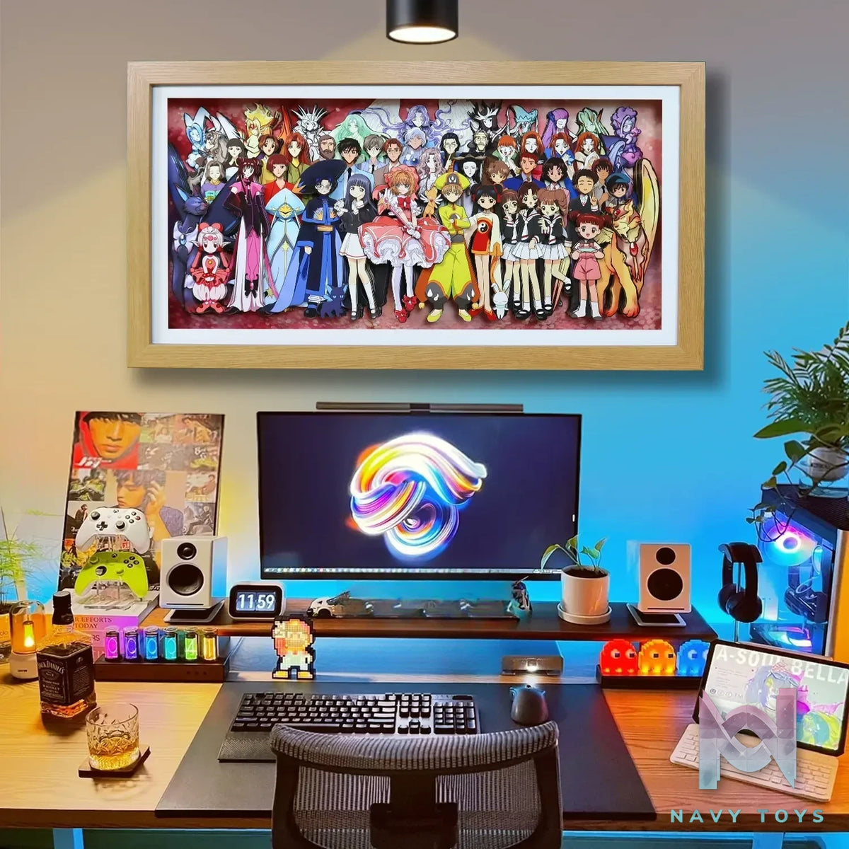 KALA HOME Studio – Cardcaptor Sakura Multiple Characters #03 3D Decorative Painting Cardcaptor Sakura