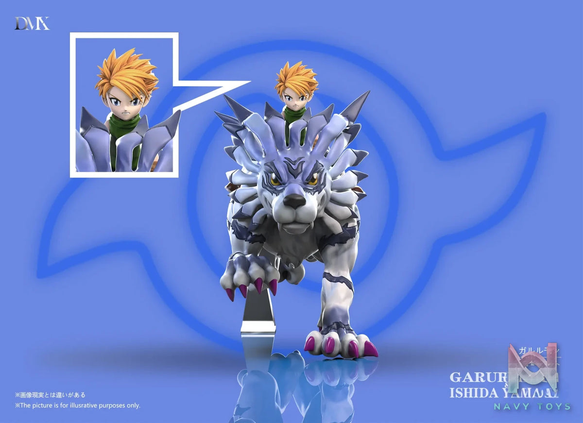 DMX Studio – Digimon Riding Series 7th Series Garurumon & Yamato Ishida