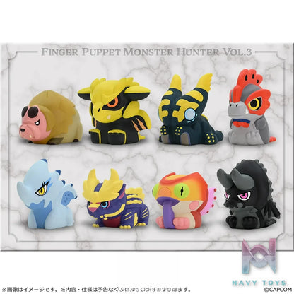 CAPCOM Studio – Capcom Figure Builder Finger Puppet Monster Hunter Vol.3 8Pack BOX (Licensed)