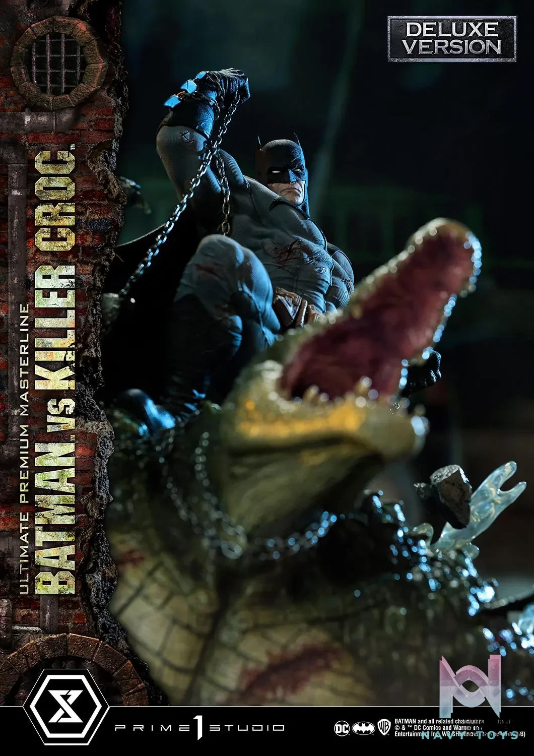 Prime 1 Studio – Ultimate Premium Masterline Batman (Comics) Batman Versus Killer Croc UPMDC-07 UPMDC-07DX UPMDC-07DXS (Licensed)