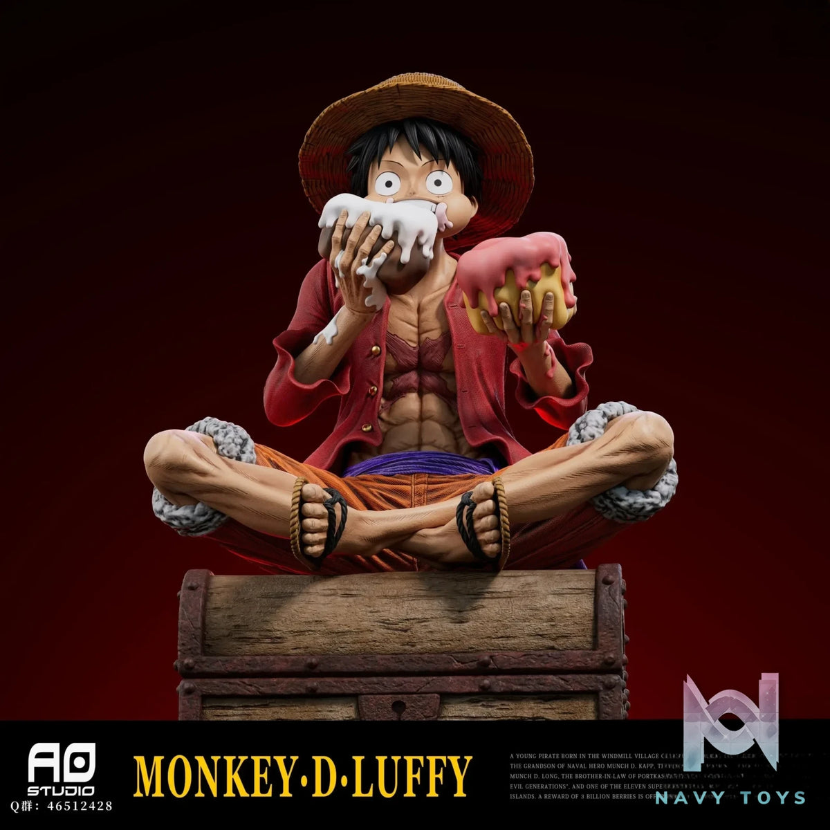 AO Studio – One Piece Three Pirate Brothers Resonance Series – Monkey D. Luffy
