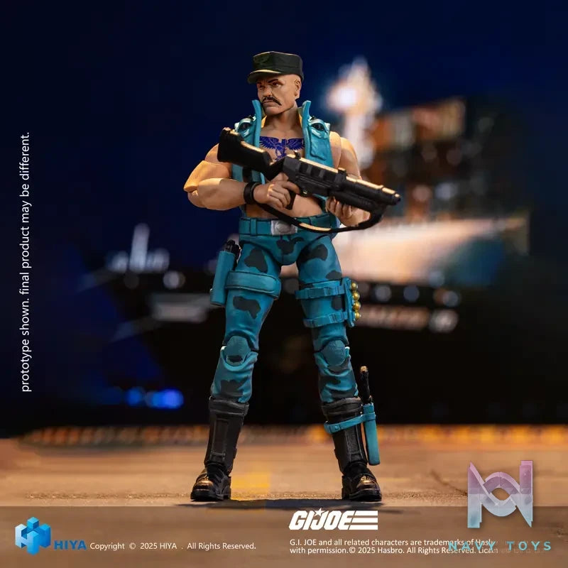 Hiya Toys – Exquisite Mini Series 1/18 Scale 4 Inch Gung-Ho Marine Version Action Figure (Licensed)