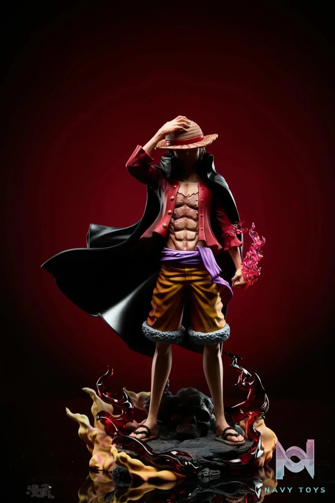 Man Zang Studio - One Piece Luffy Full Series 3 Onigashima Luffy resin statue Navy Toys anime figure