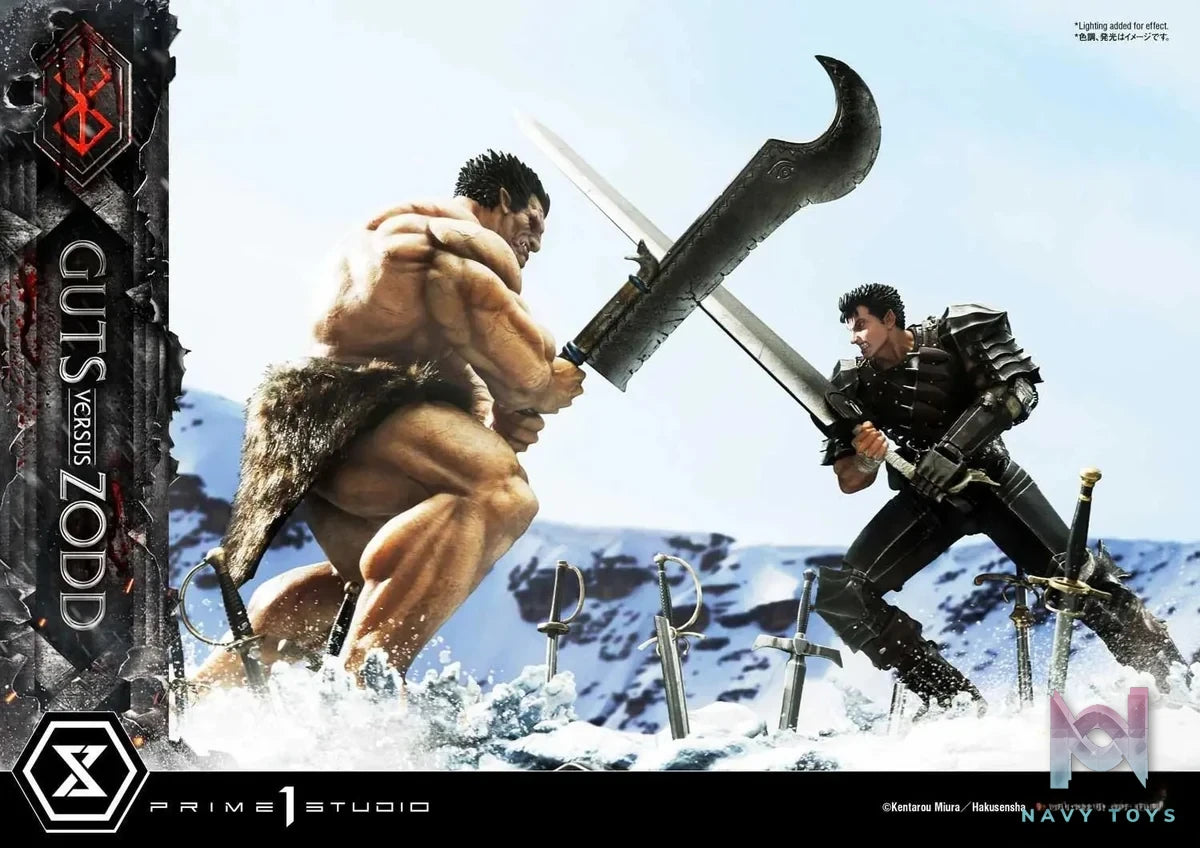 Guts versus Zodd UDMBR-01 UDMBR-01DX (Licensed) - Ultimate Diorama Masterline Berserk - Prime 1 Studio resin statue Navy Toys anime figure