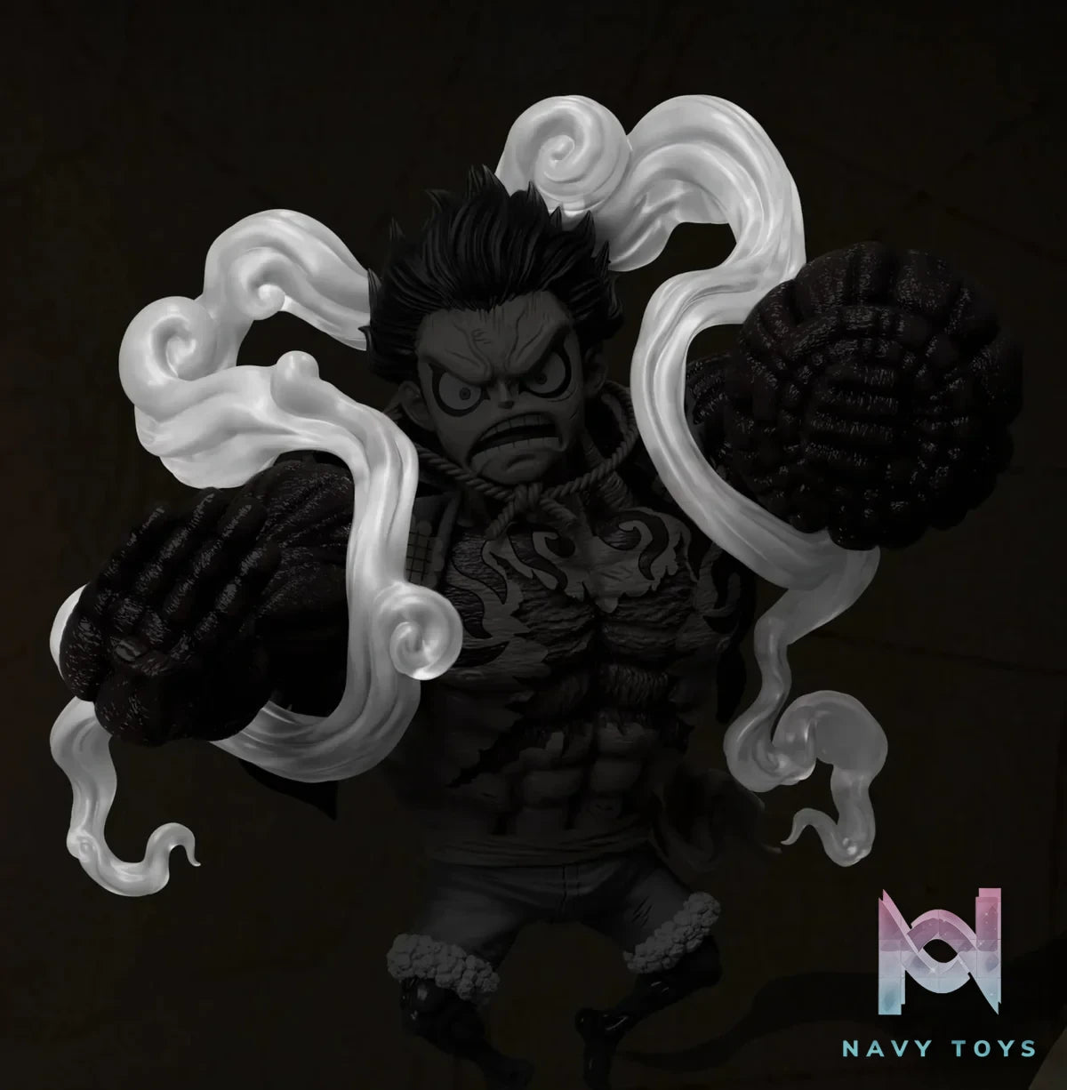 Mds Studio - One Piece Gear fourth Luffy resin statue Navy Toys anime figure