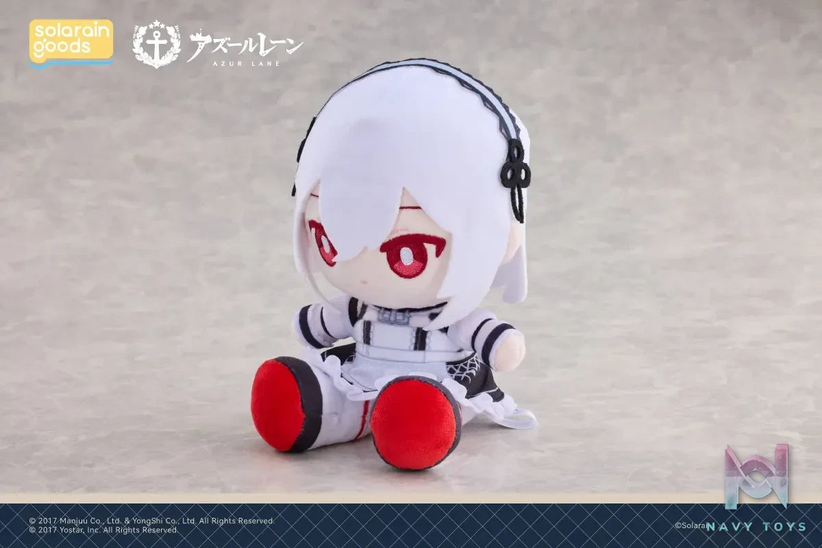 Solarain Toys – Azur Lane Cheshire × Formidable × Sirius PuniPuni Sitting Plush Doll (Licensed)