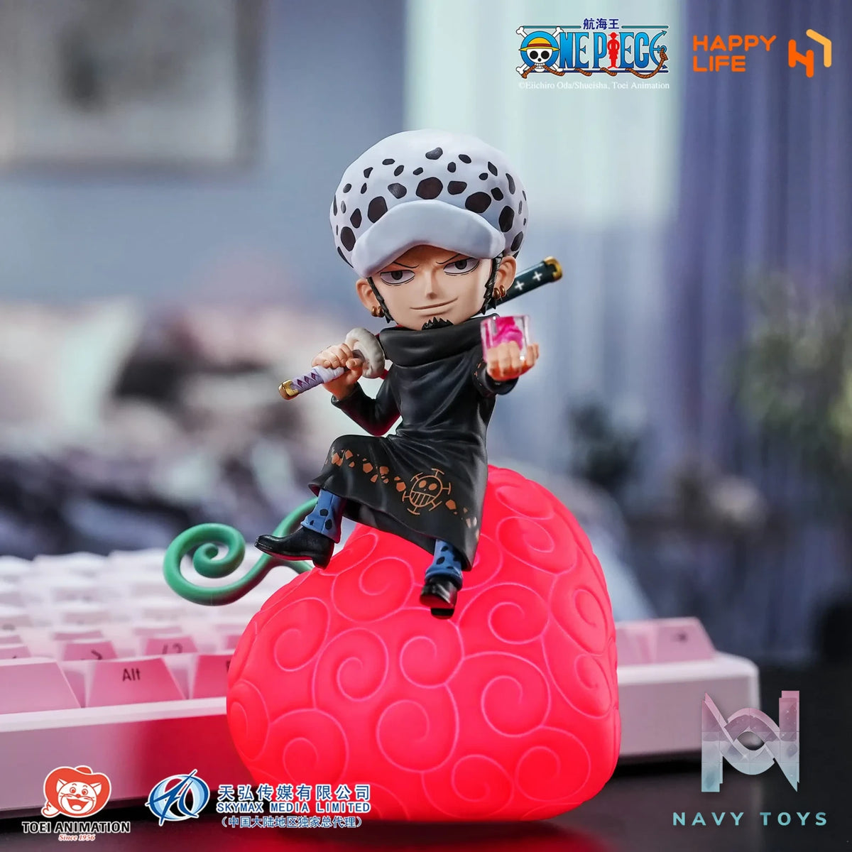 HAPPY LIFE Studio – ONE PIECE Devil Fruit Series Trafalgar Law Night Light (Licensed)