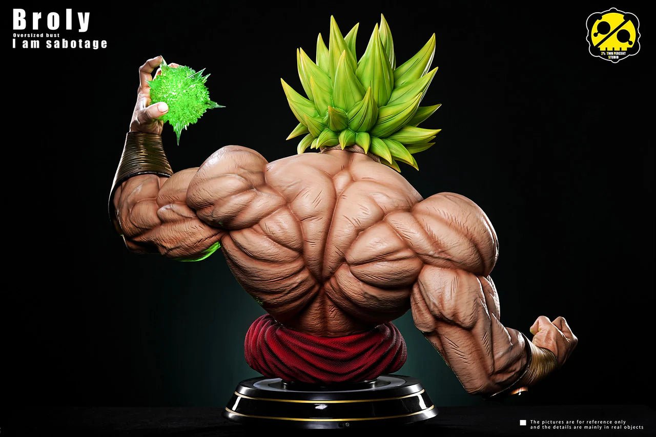 Broly Bust - Dragon Ball - 2% Studio resin statue Navy Toys anime figure