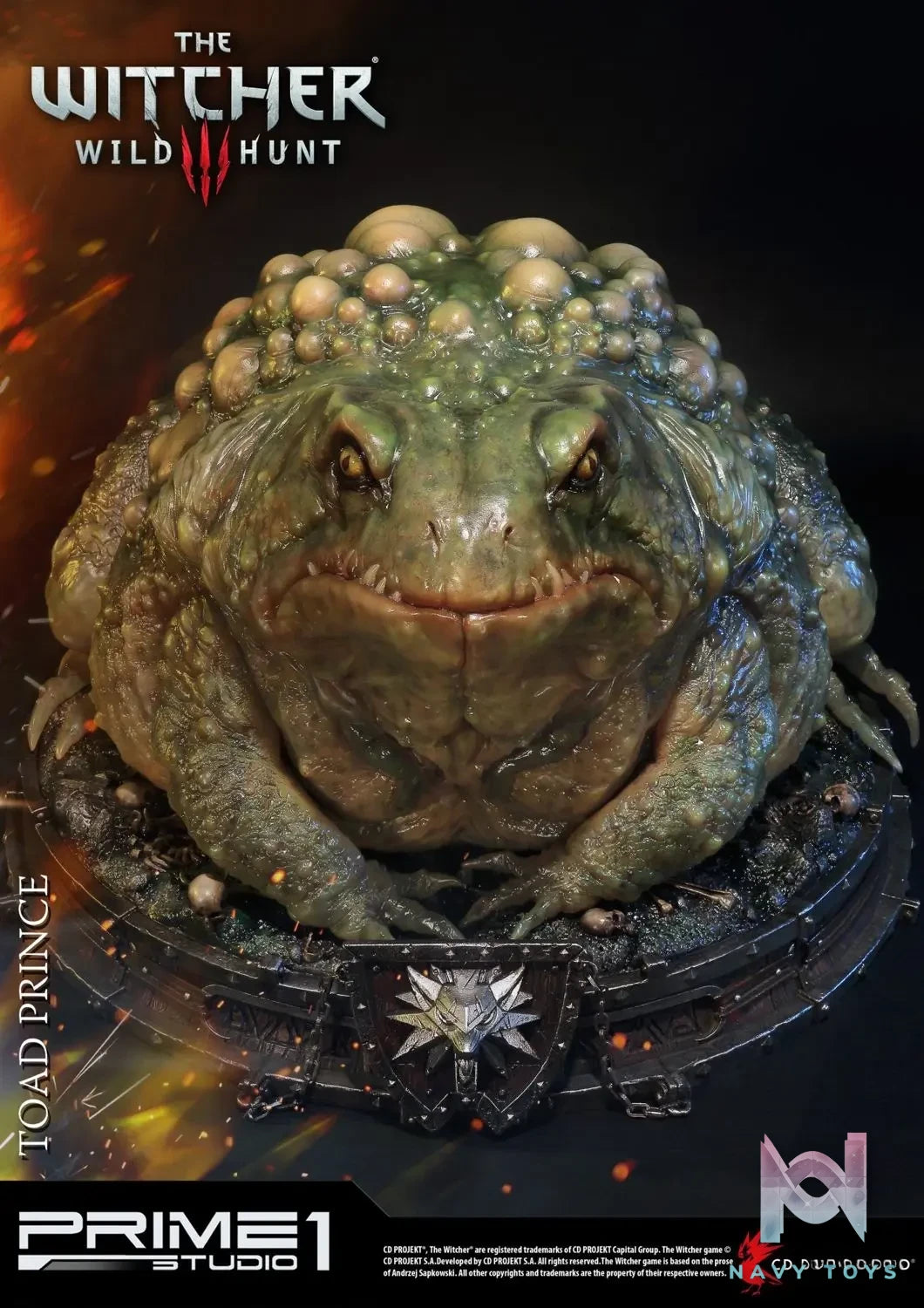 Prime 1 Studio – Premium Masterline The Witcher 3: Wild Hunt Toad Prince PMW3-05 PMW3-05GL (Licensed)