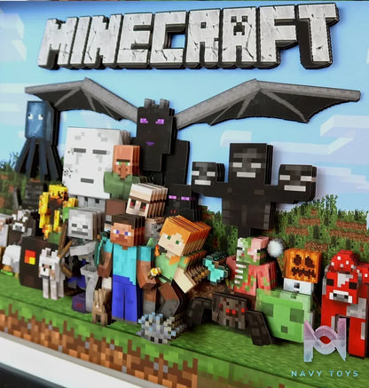 KALA HOME Studio – Minecraft Multiple Characters 3D Decorative Painting Minecraft