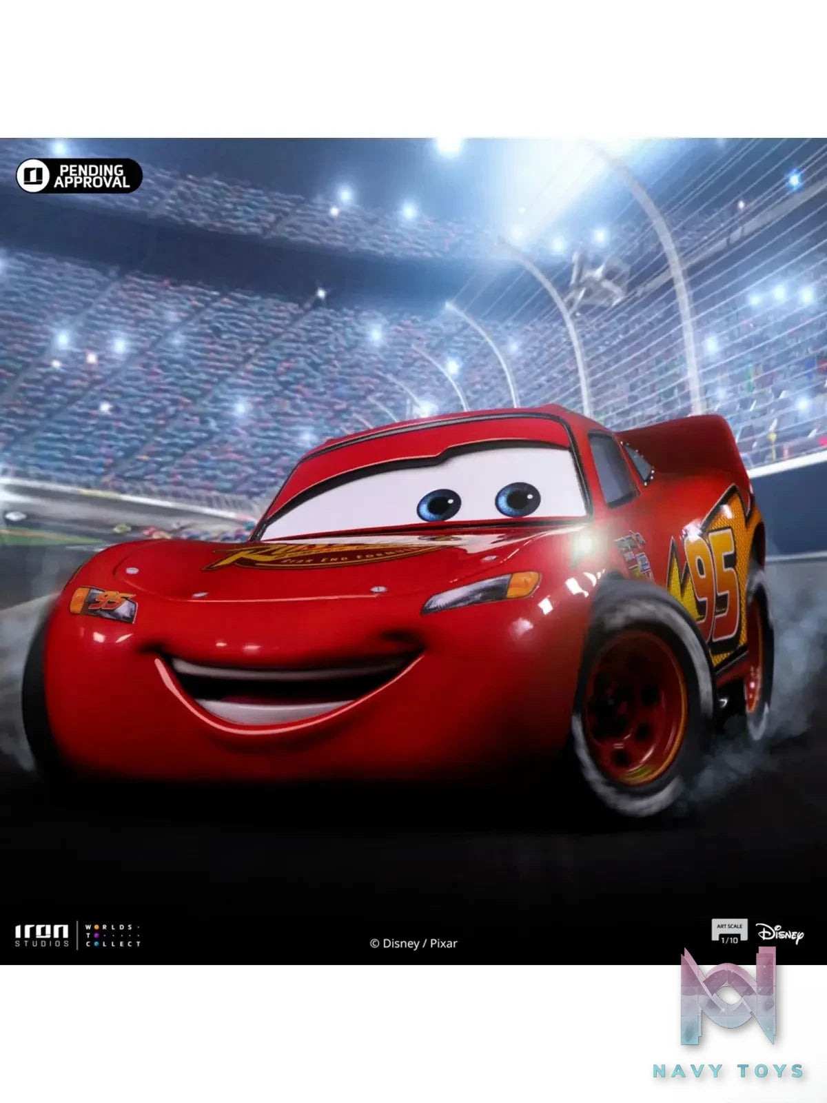 Iron Studio – Cars Lightning McQueen DSNEY114024 DSNEY113924-10 (Licensed)