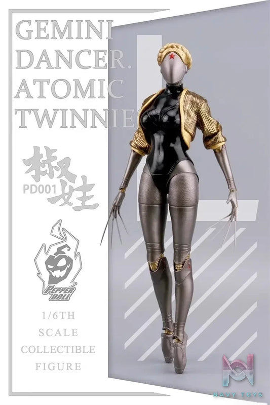 Pepper Doll – Original 1/6 Mechanical Maid Double Set Action Figure PD001