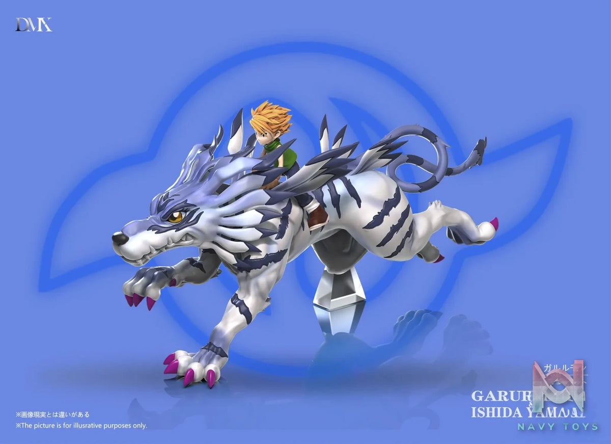 DMX Studio – Digimon Riding Series 7th Series Garurumon & Yamato Ishida