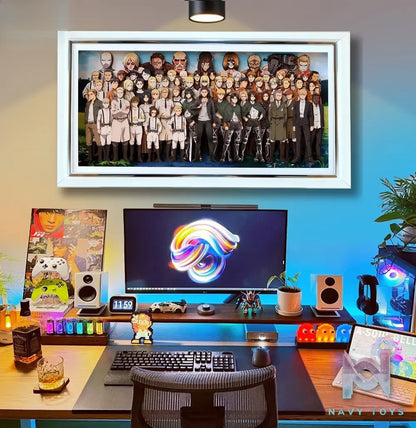 KALA HOME Studio – Attack on Titan Multiple Characters #05 Titan 3D Decorative Painting