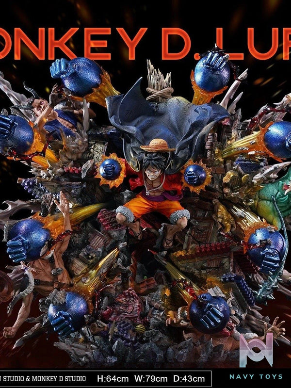 Luffy Gear 3 - One Piece - More Fun x Monkey D Studio resin statue More Fun x Monkey D Studio anime figure