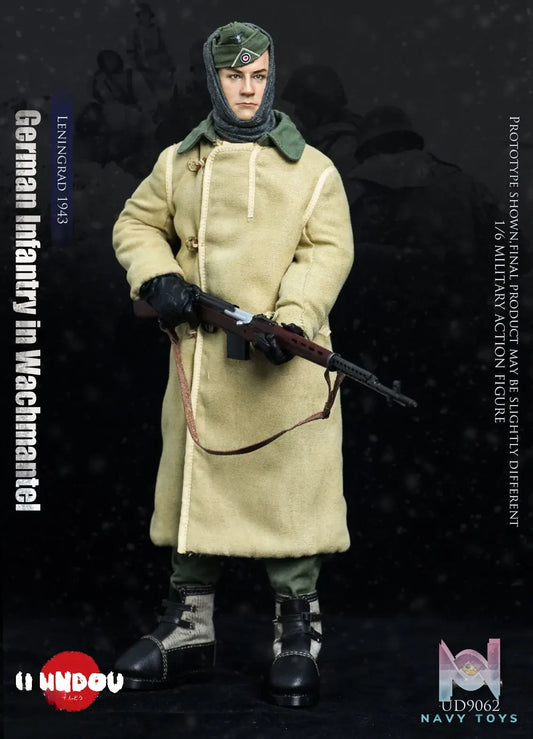 UJINDOU – German Infantry in Wachmantel ,Leningrad 1943 1/6 Action Figure UD9062 UD9062A (Licensed)