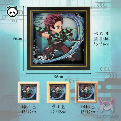 Aotupanda Studio – Tanjiro Kamado 3D Decorative Painting Demon Slayer