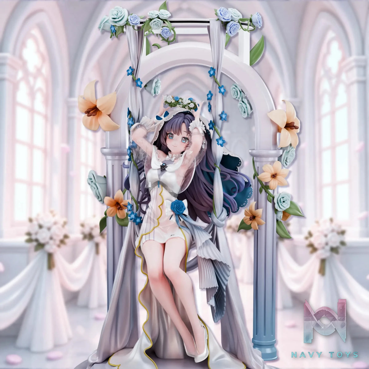 Alice21 Studio – White Wedding Dress #9 Hayase Yuuka Blue Archive