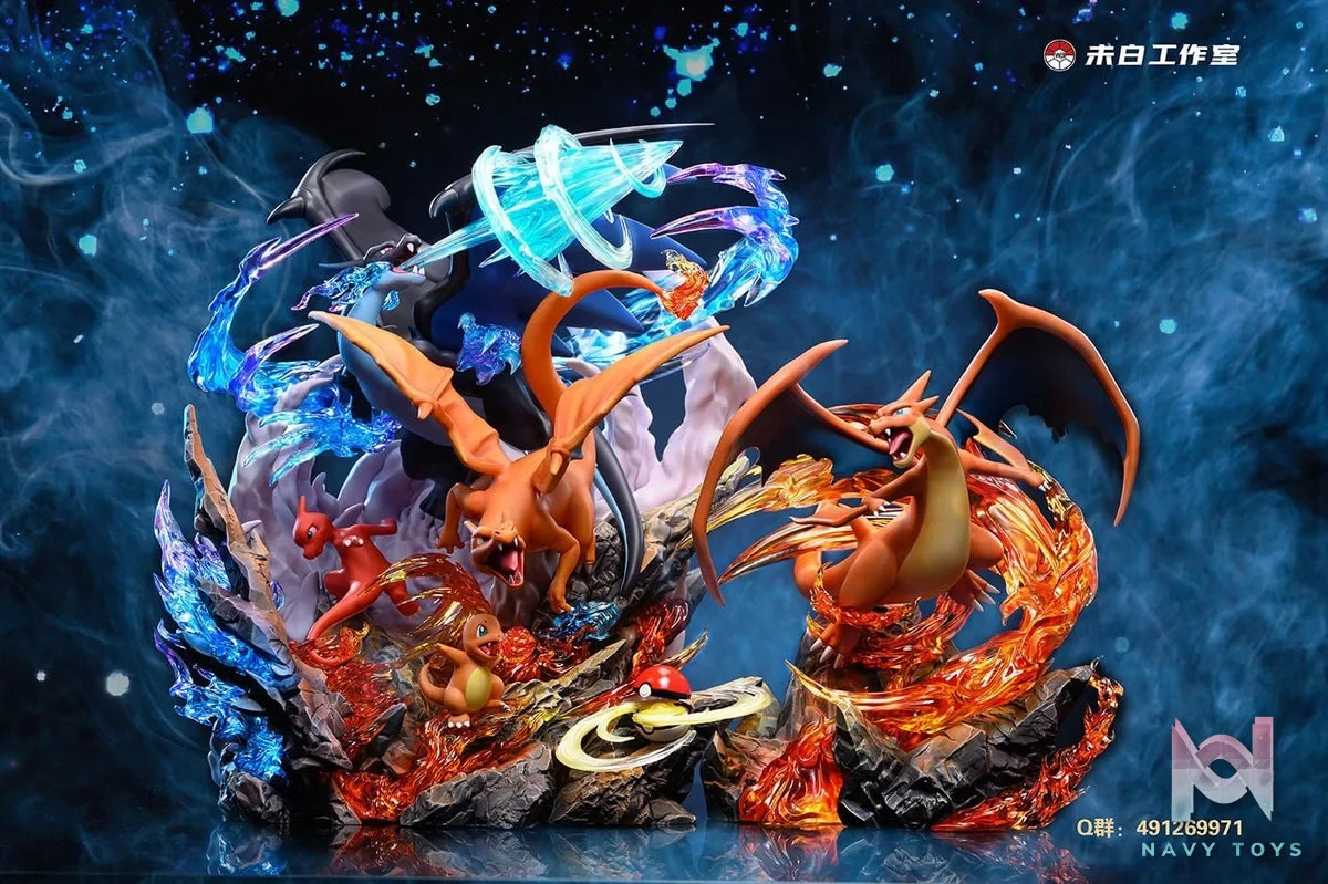 Charizard Evolution - Pokemon - Weibai Studio resin statue Weibai Studio anime figure