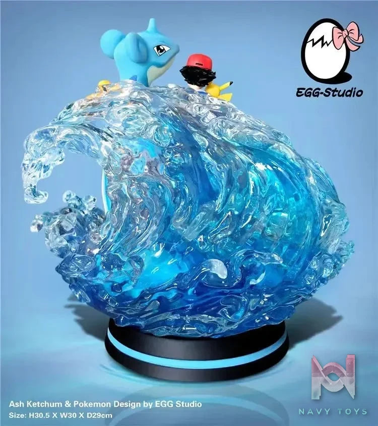 EGG Studio - Pokémon Ash Ketchum Brave The Winds And Waves resin statue Navy Toys anime figure