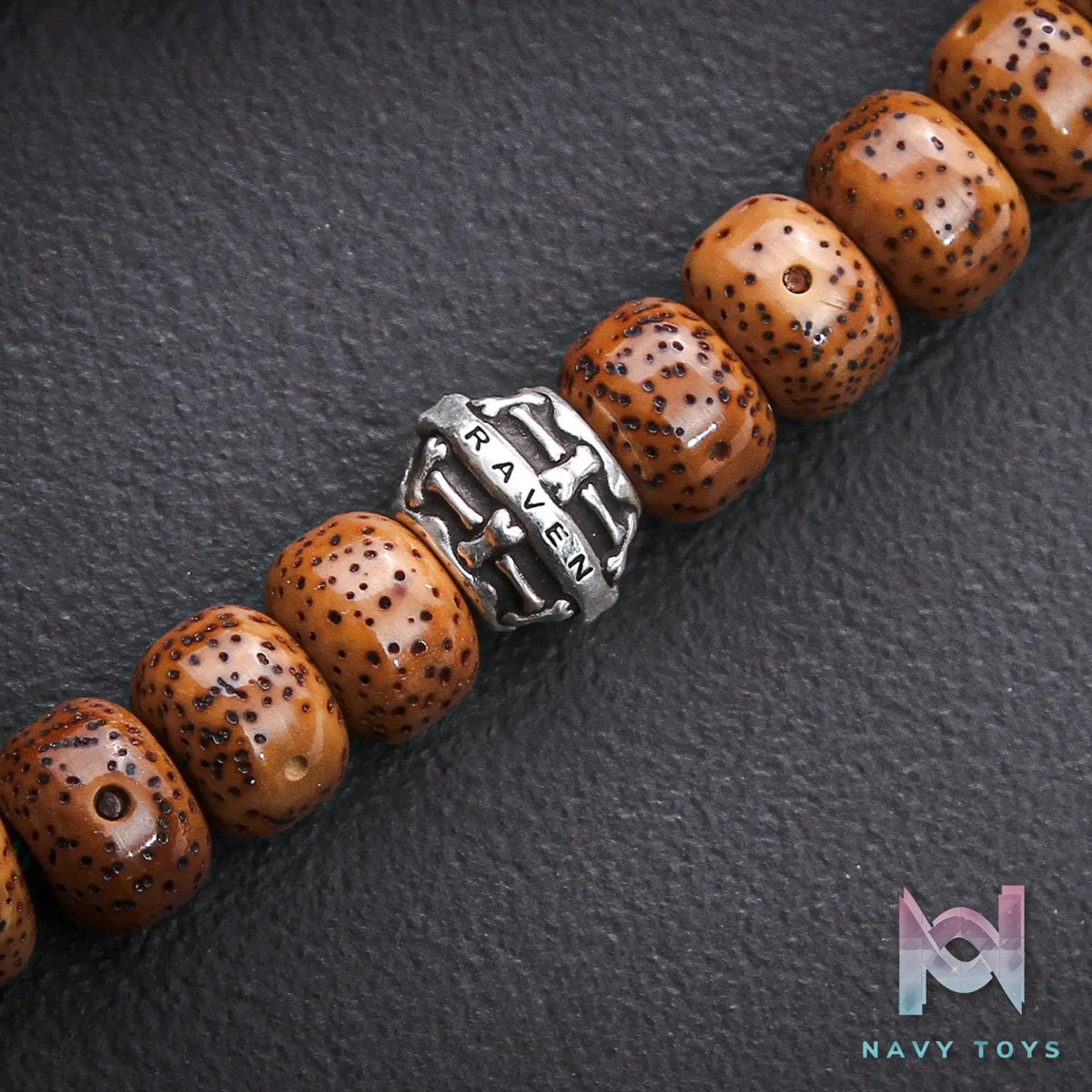 Raven Studio (silver jewelry) – Original Exclusive Spirit Bone Drum Bead Top & Spacer Beads Original