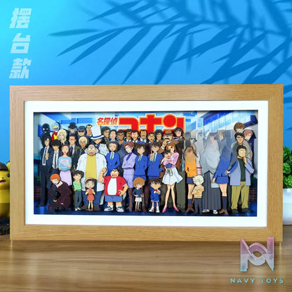 KALA HOME Studio – Detective Conan Multiple Characters #04 3D Decorative Painting Detective Conan