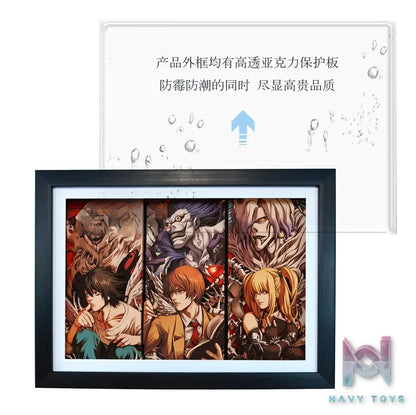 KALA HOME Studio – Death Note Multiple Characters 3Decorative Painting Death Note