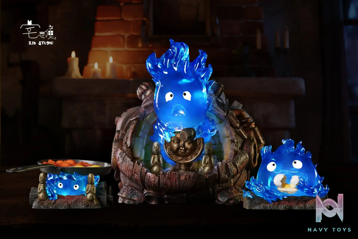 ZJB Studio – Howl’s Moving Castle Hayao Miyazaki Desktop Series Castle Calcifer