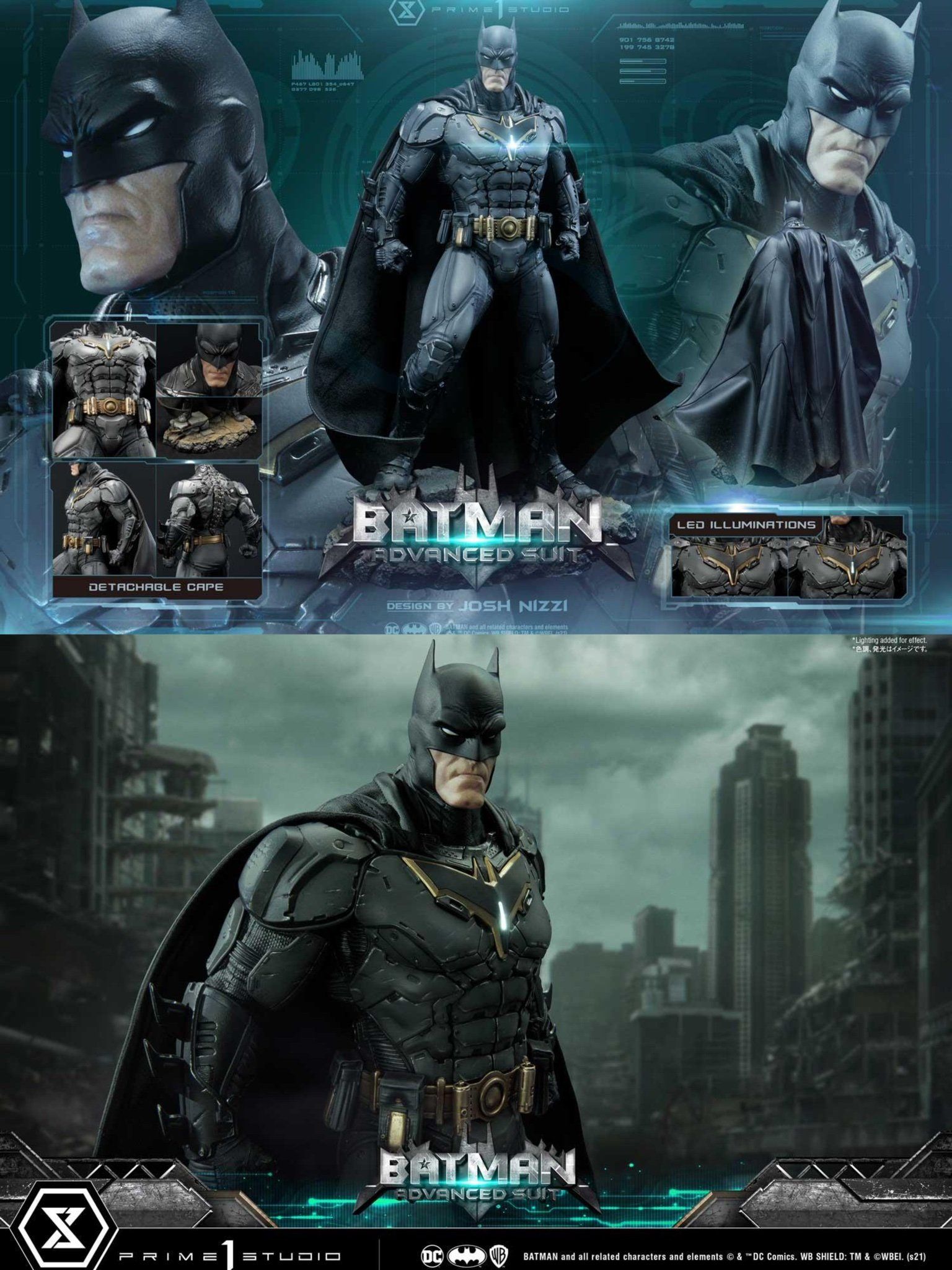 Batman Advanced Suit - Justice League - Prime 1 Studio (UMMDC - 04) resin statue Prime 1 Studio anime figure