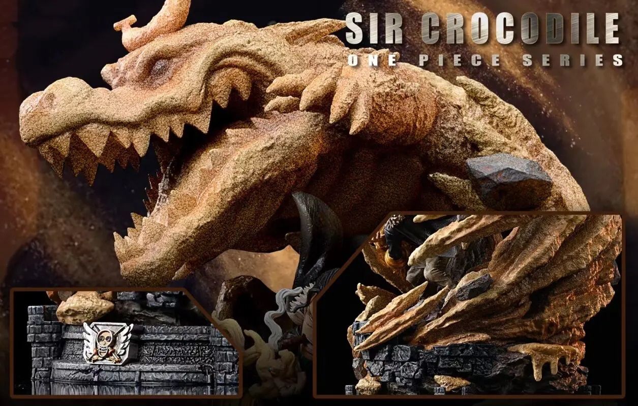 Sir Crocodile resin statue T - Rex Studio anime figure