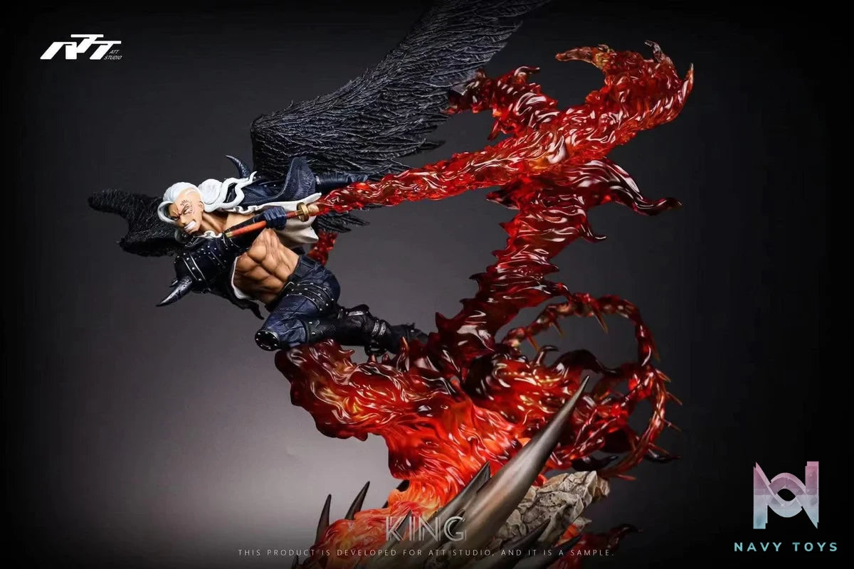 Sanji & Sabo & King resin statue ATT studio anime figure