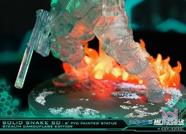 First 4 Figures – Metal Gear Solid – Solid Snake SD 8″ PVC Painted statue (Licensed)