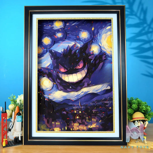 KALA HOME Studio – Gengar 3D Decorative Painting Pokémon
