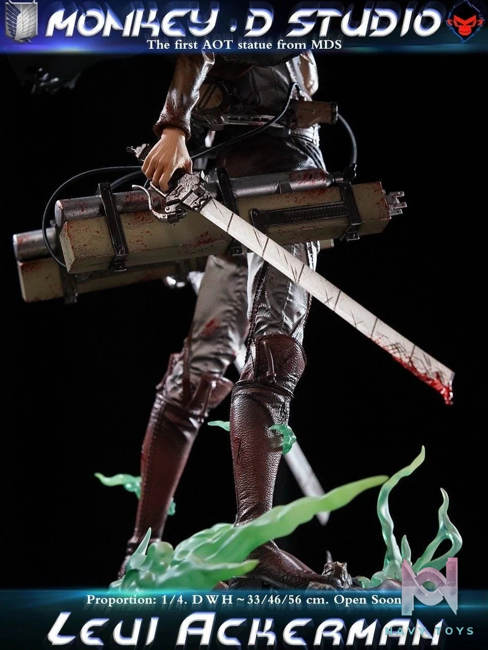 Levi Ackerman - Attack On Titan - Monkey D Studio resin statue monkey d studio anime figure