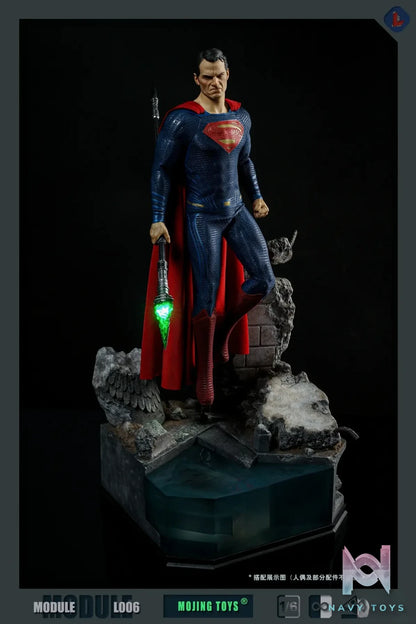 MOjingToys – DC Module series – L006 1/6 BVS Kryptonite Ruins DIORAMA BASE (Licensed)
