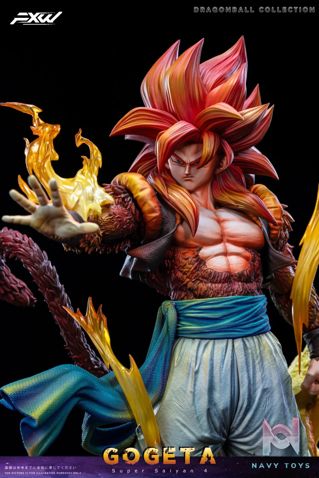 FXW Studio – Super Saiyan 4 Gogeta Standing Dragon Ball