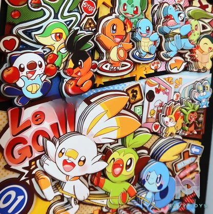 KALA HOME Studio – Pokémon Multiple Characters #15 3D Decorative Painting Pokémon