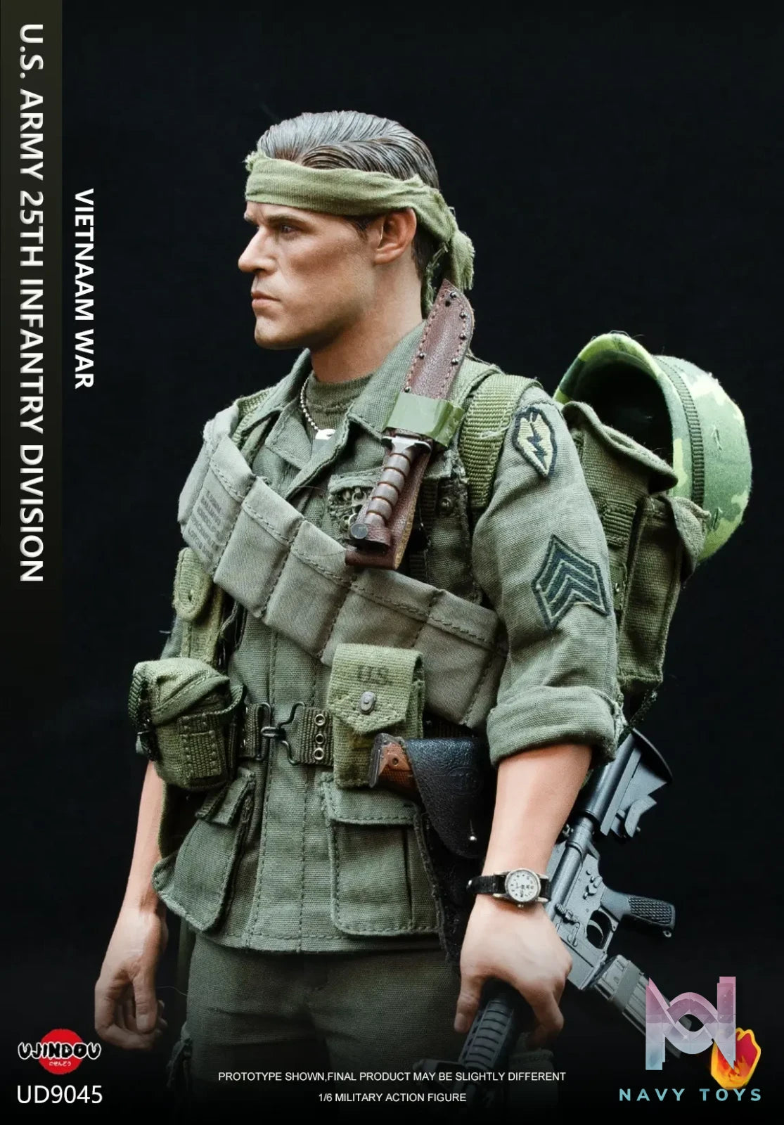 UJINDOU – U.S. ARMY 25TH INFANTRY DIVISION 1/6 VIETNAM WAR NO.UD9045 (Licensed)