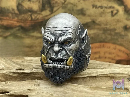 Shou Jiang Studio – Original Design Warcraft Orgrim Doomhammer Ring Original