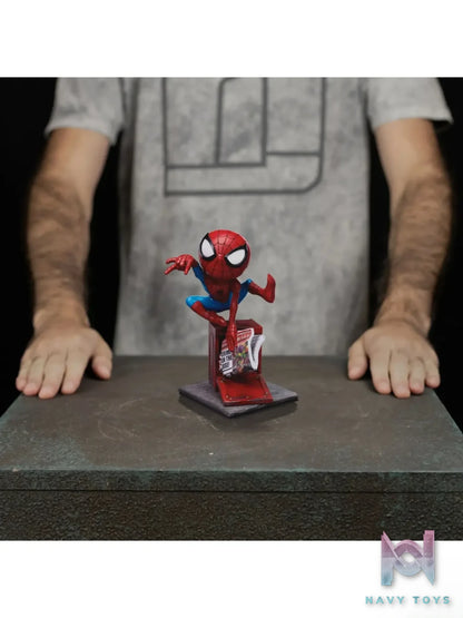 Iron Studio – Marvel MiniCo Series Spider-Man & Splinter & Apollo 11 Astronaut & Captain America (Licensed)
