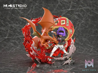 MAGA Studio - Pokémon League Champion Series 1 Galar Region Pokémon Champion Leon resin statue Navy Toys anime figure