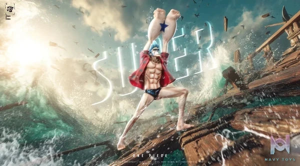 SPADES K Studio - One Piece Straw Hat Pirates Series Franky resin statue Navy Toys anime figure