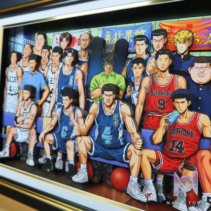 KALA HOME Studio – Slam Dunk Multiple Characters #07 3D Decorative Painting Slam Dunk