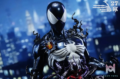 27abyss Studio - Marvel Spider - Man Bust Series 2 Symbiosis resin statue Navy Toys anime figure
