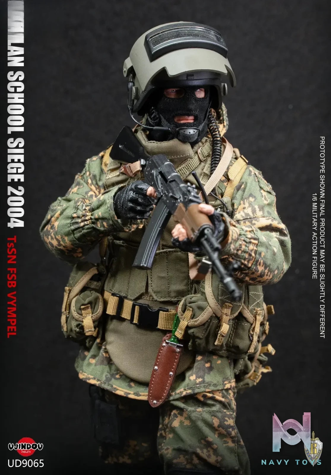 UJINDOU – 1/6 FSB VYMPEL – BESLAN SCHOOL SIEGE 2004 Action Figure UD9065 (Licensed)