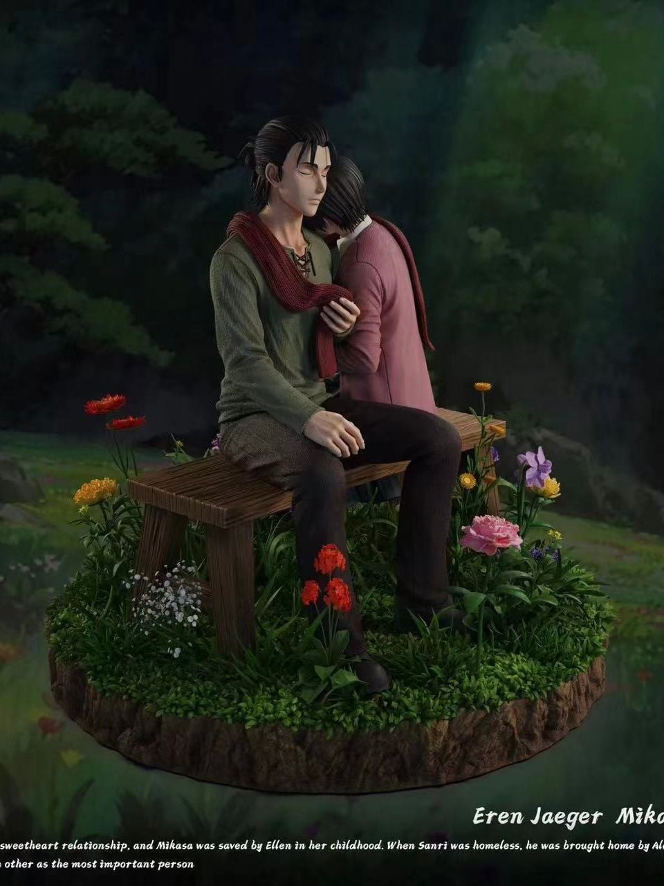 Eren & Mikasa - Attack On Titan - Freedom Studio resin statue freedom studio anime figure