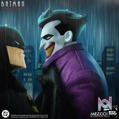 Mezco Studio – Batman 1/12 DC Animated Batman Joker Action Figure (Licensed)