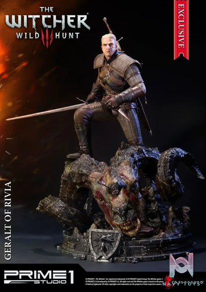 Prime 1 Studio – Premium Masterline The Witcher 3: Wild Hunt Geralt of Rivia PMW3-01 PMW3-01EX (Licensed)