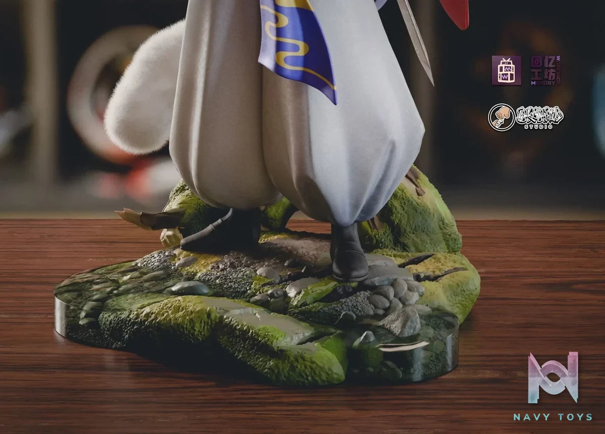 Memory Workshop Studio & Showhand Studio - Inuyasha Series 1 Sesshōmaru resin statue Navy Toys anime figure
