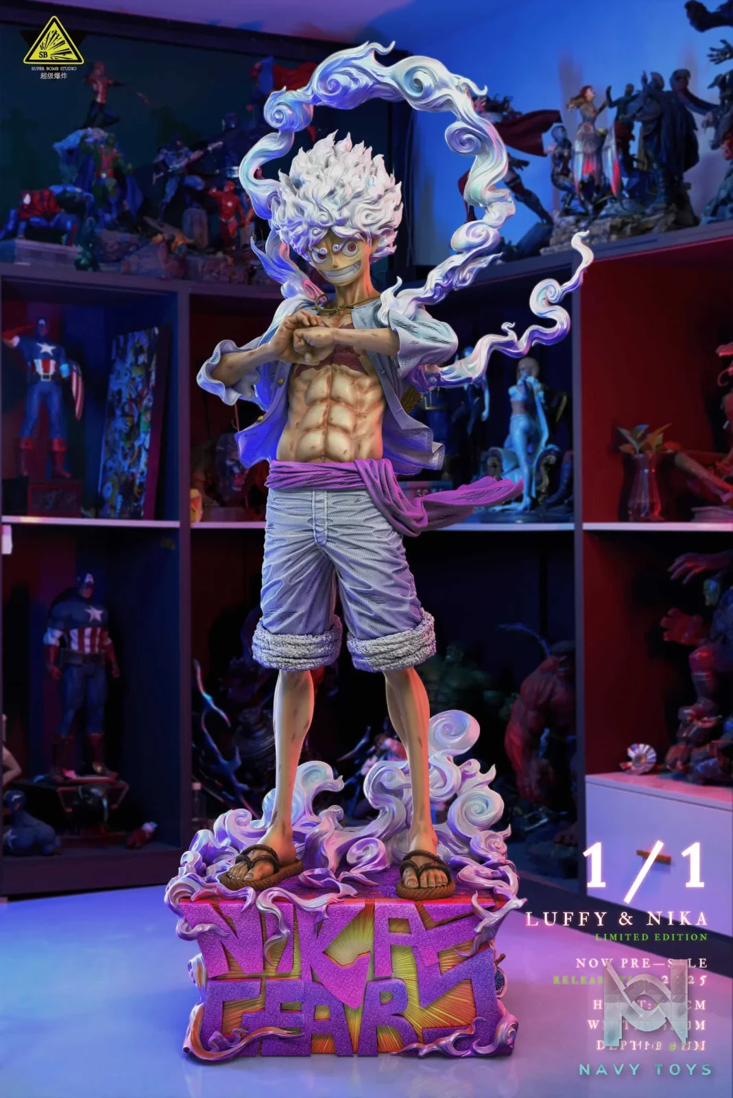 Super Bomb Studio – One Piece 1/1 & 1/2 Nikka Luffy 2.0